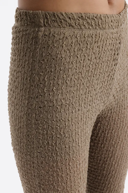 Bayan Vizon Dantel Slim Pantolon - BSL